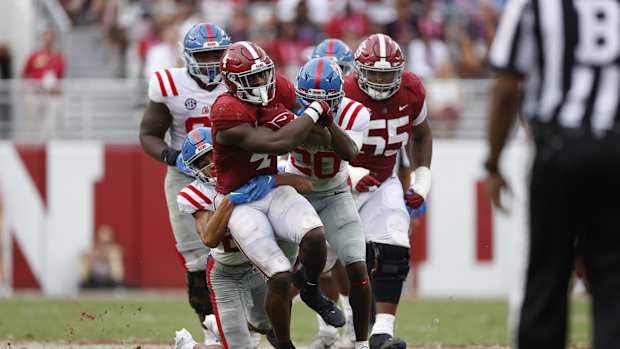 Brian Robinson Jr. against Ole Miss